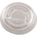 Dart Dart® DCCPL100N, Portion Cup Lids, Fits 1/2-1 oz. cups, Plastic, Clear, 2500/Carton DCC 100PCL25